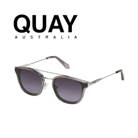 NWT QUAY AUSTRALIA- Getaway Sunglasses- Gray, Smoke in Original packaging. - Picture 4 of 8